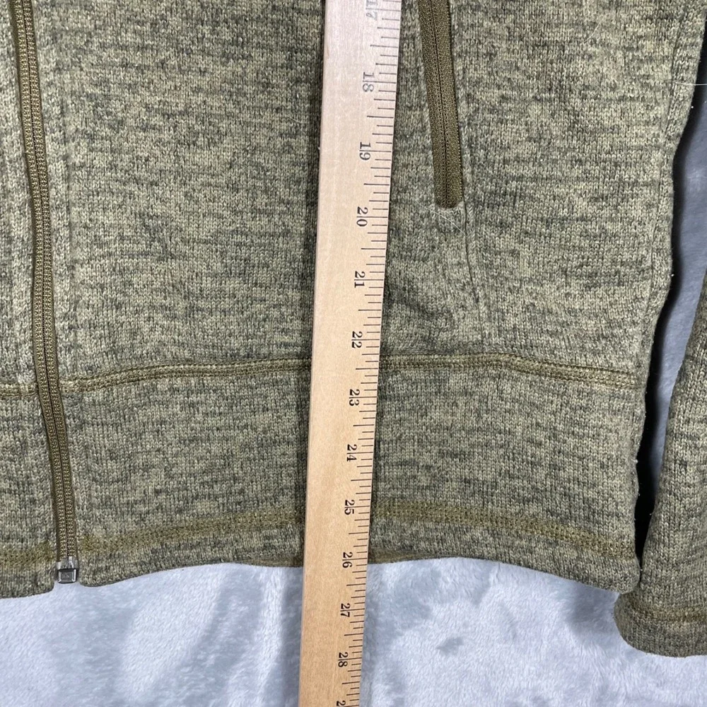 The North Face Mens Gordon Lyons Full Zip Hoodie Olive Green Heather Size M
